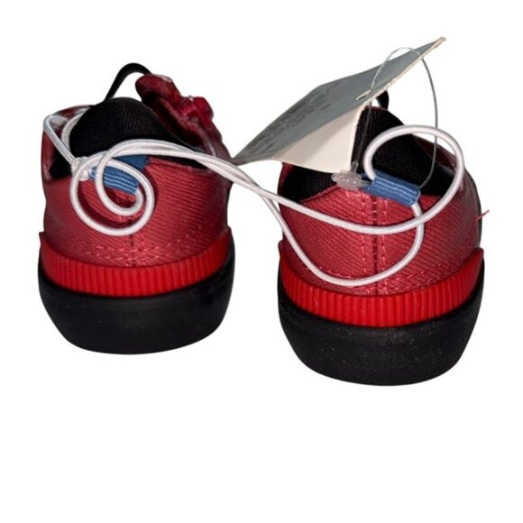 Cat & Jack infant Toddler No Tie Non skid Bottoms-Red/Black-Size 5-NWT - Picture 3 of 5